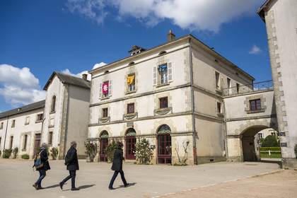 France, Vendée (85), La Roche-sur-Yon, le Haras de la Vendée ancien haras national conçu par Joseph Mallet (1846)