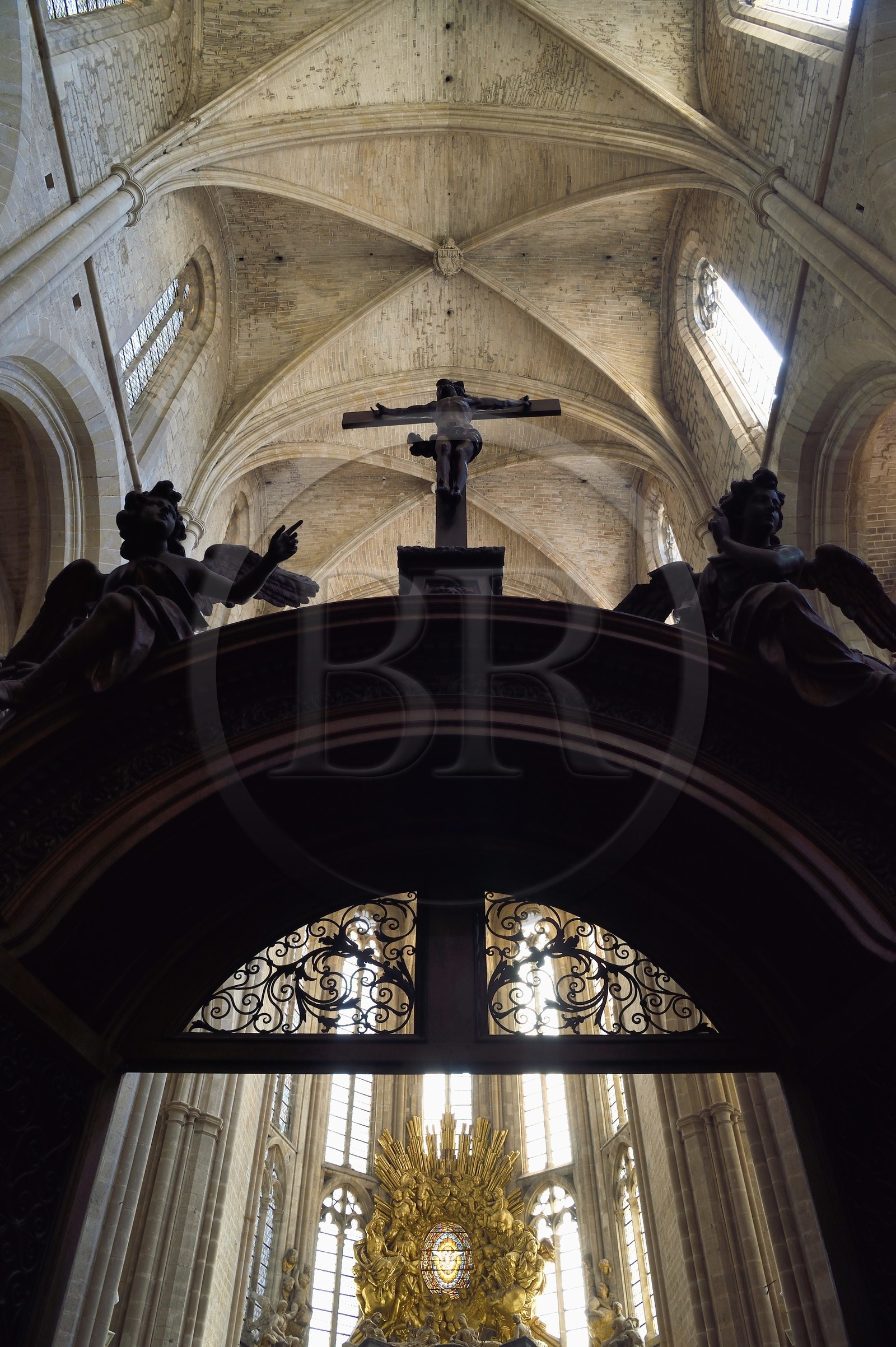 France, Var (83), Provence Verte, Saint-Maximin-la-Sainte-Baume, basilique Sainte Madeleine
