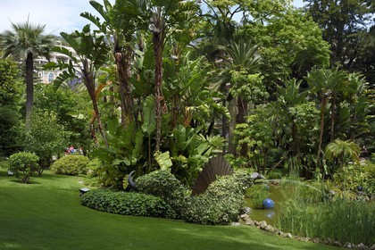 Principauté de Monaco, Monaco, Monte-Carlo, les Jardins et Terrasses du Casino, Jardin de la Petite Afrique