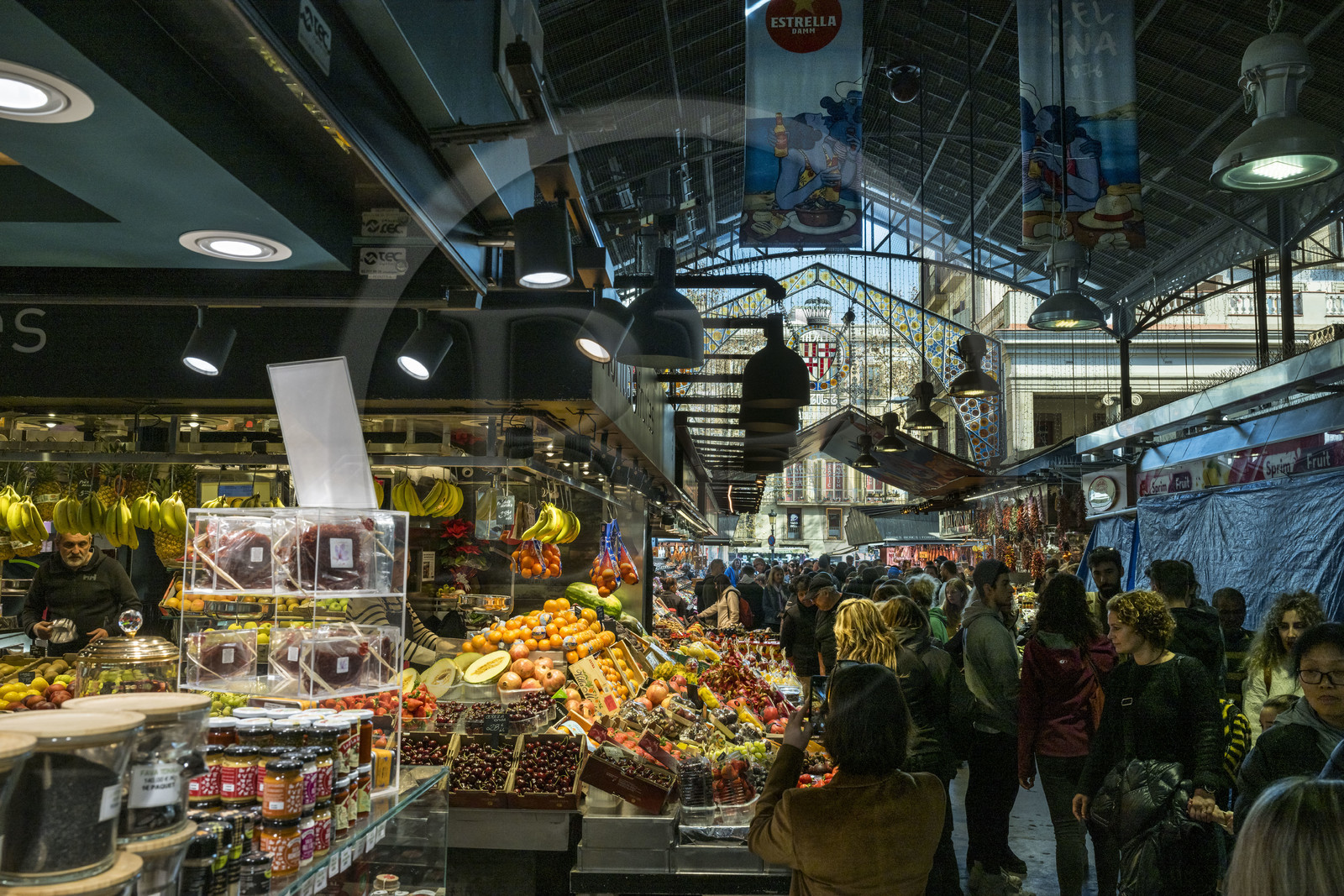 Espagne, Catalogne, Barcelone, Las Ramblas, le marché de la Boqueria