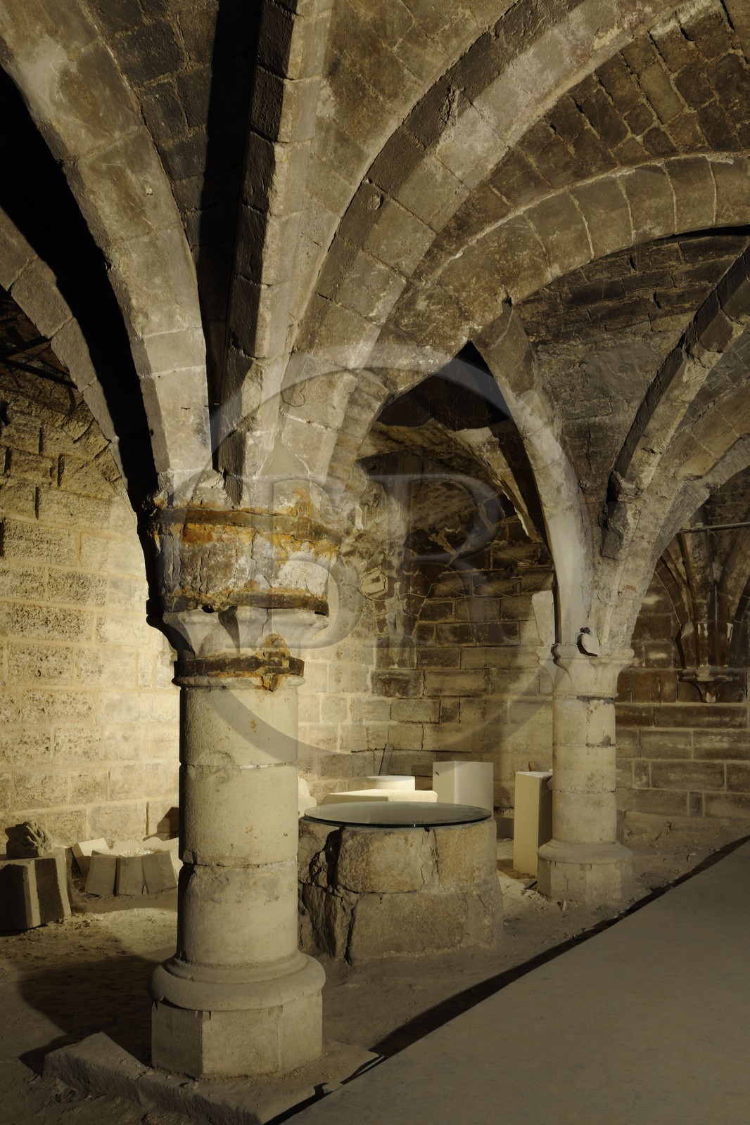 France, Paris (75), cave de la maison d' Ourscamps rue François Miron