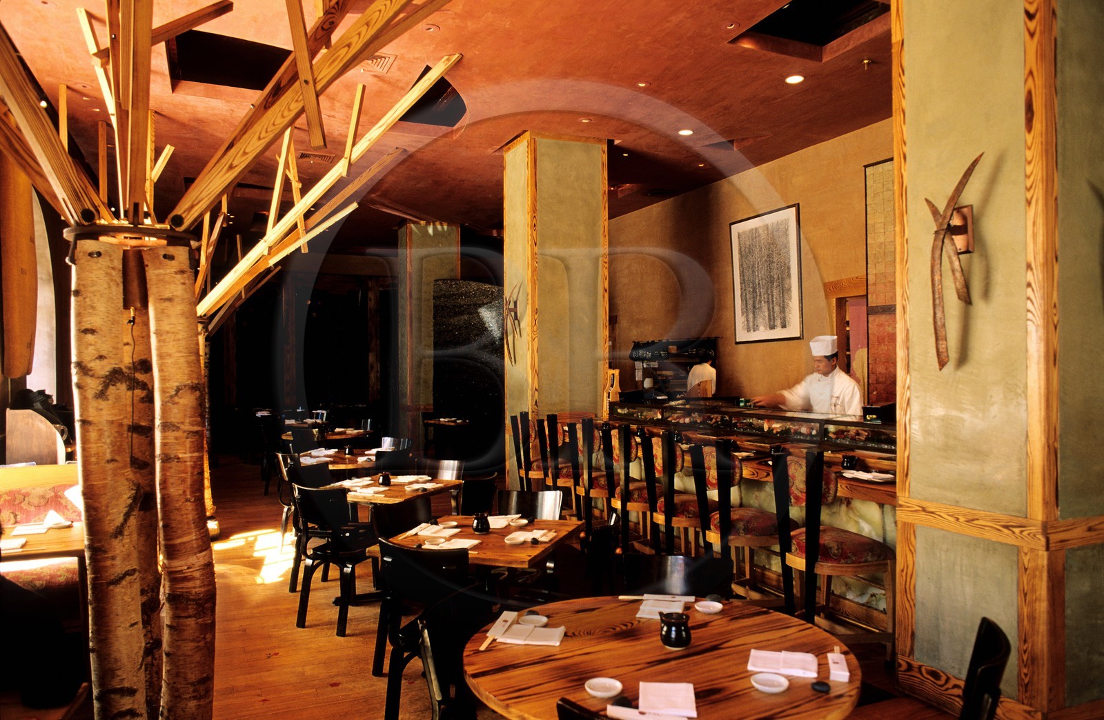 Etats-Unis, New York, Manhattan, le restaurant Nobu de Robert de Niro à Tribeca