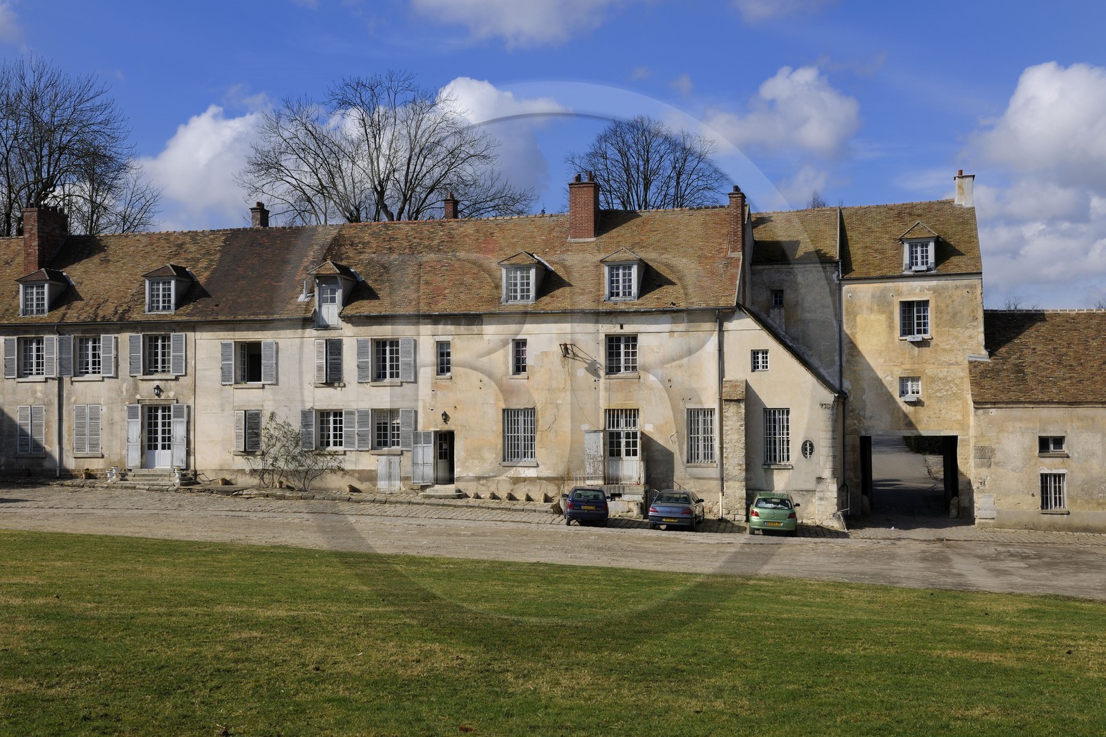 France, Yvelines (78), Saint-Cyr-l'Ecole, la ferme de Gally sur le Domaine de Versailles