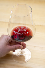 France, Cote d'Or, Climats terroirs of Burgundy listed as World Heritage by UNESCO, Beaune, Maison Champy, the oldest wine trading house in Burgundy, founded in 1720, tasting of grands and premiers crus in Pernand-Vergelesses and Corton-Charlemagne under the glass roof