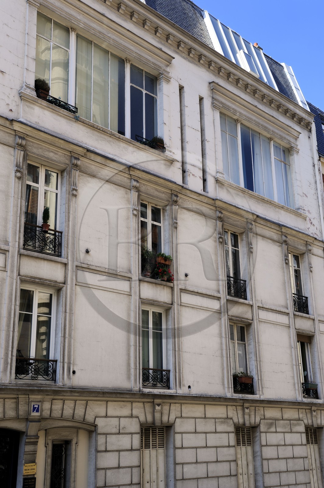 France, Paris (75), grande baies d'un des ateliers du peintre Toulouse-Lautrec au n° 21 rue Caulaincourt