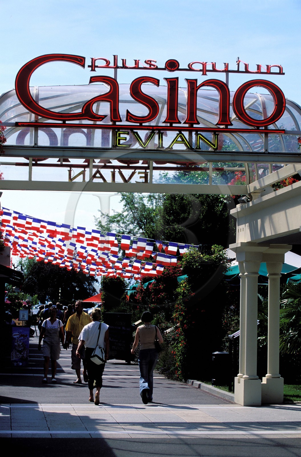 France, Haute-Savoie (74), Evian-les-Bains, le casino de la ville