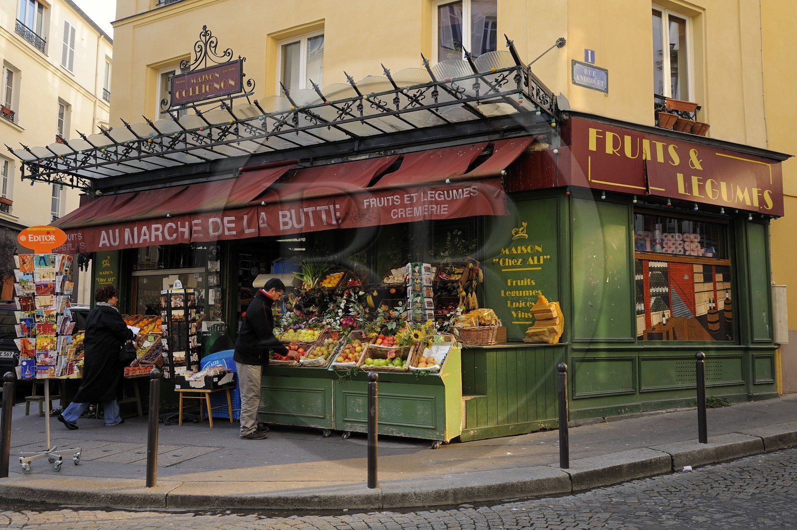 France, Paris (75), la Butte Montmartre, la Maison Collignon épicerie d'Amélie Poulain
