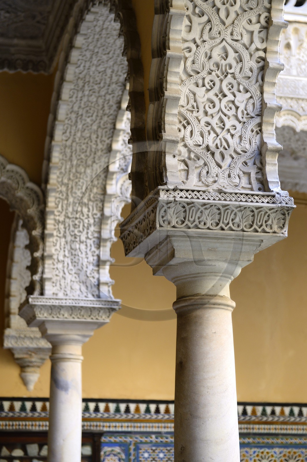 Espagne, Andalousie, Séville, Palais de la comtesse de Lebrija (El Palacio de la Condesa de Lebrija)