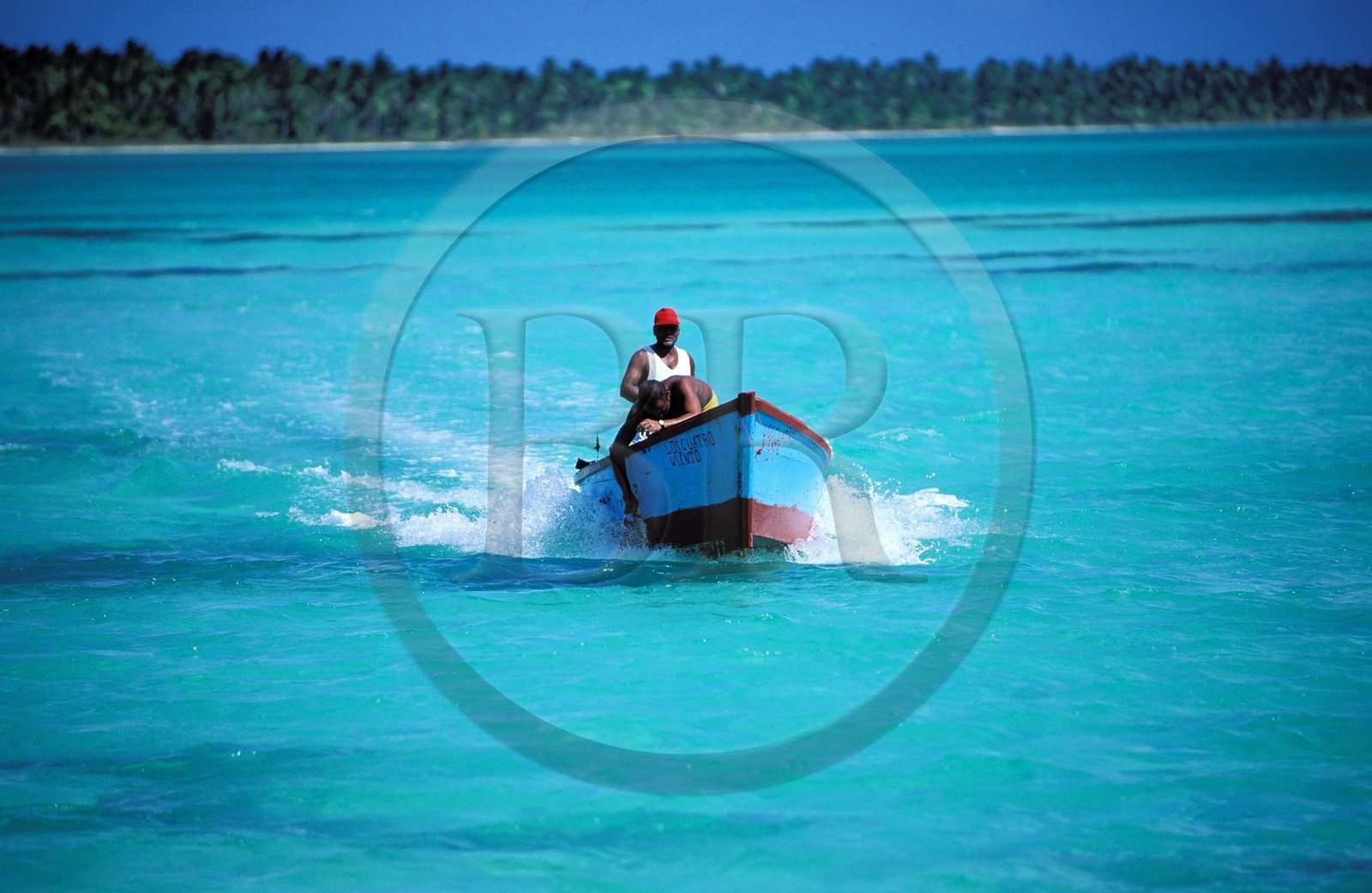 Dominican Republic, Del Este National Park, Isla Saona, back from fishing