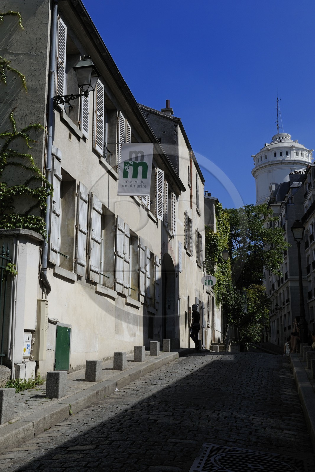France, Paris (75), la Butte Montmartre, musée de Montmartre rue Cortot qui fut l'atelier de nombreux artistes à la fin du 19ème siècle
