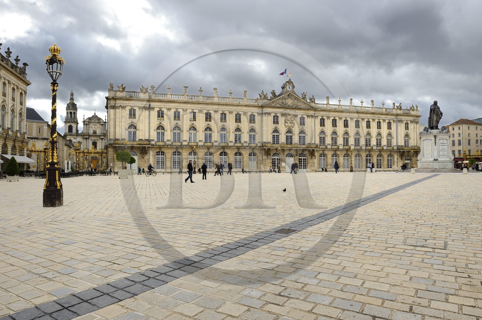 France, Meurthe-et-Moselle, Nancy, Place Stanislas (former Place Royale) built by Stanislas Leszczynski in the 18th century, listed as World Heritage by UNESCO, the City Hall