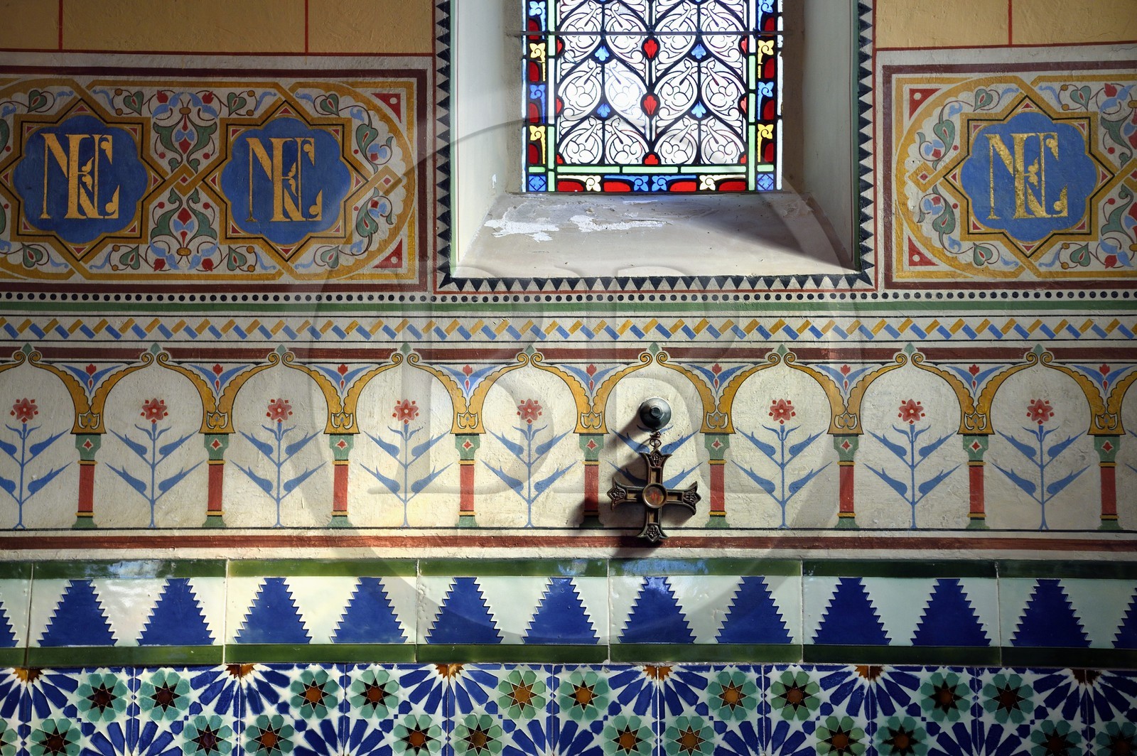 France, Pyrenees Atlantiques, Basque Country, Biarritz, Imperial Chapel built in 1864 by architect Boeswillwald