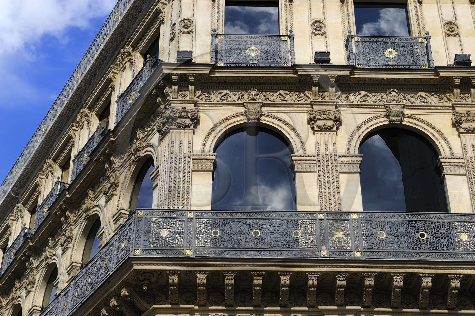 France, Paris (75), la Maison Dorée sur le boulevard des Italiens