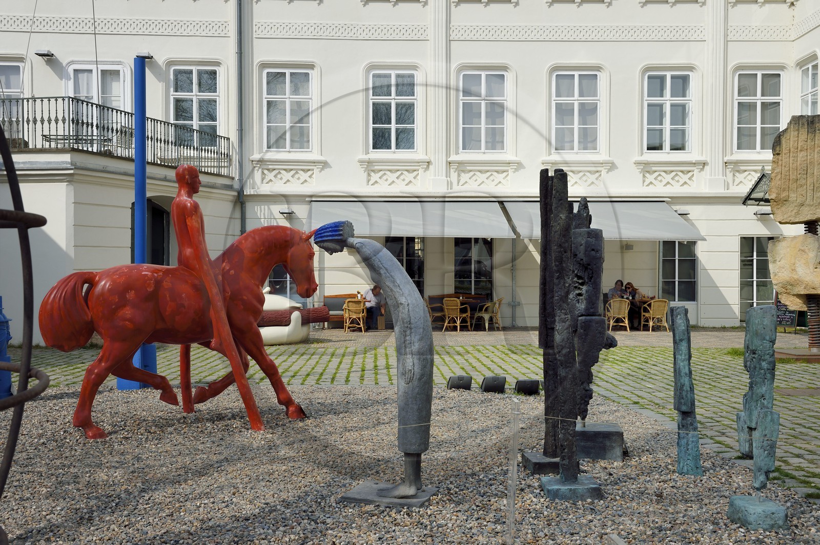 République Tchèque, Prague, quartier de Kampa, musée Kampa fondation privée consacrée à l’art moderne et contemporain