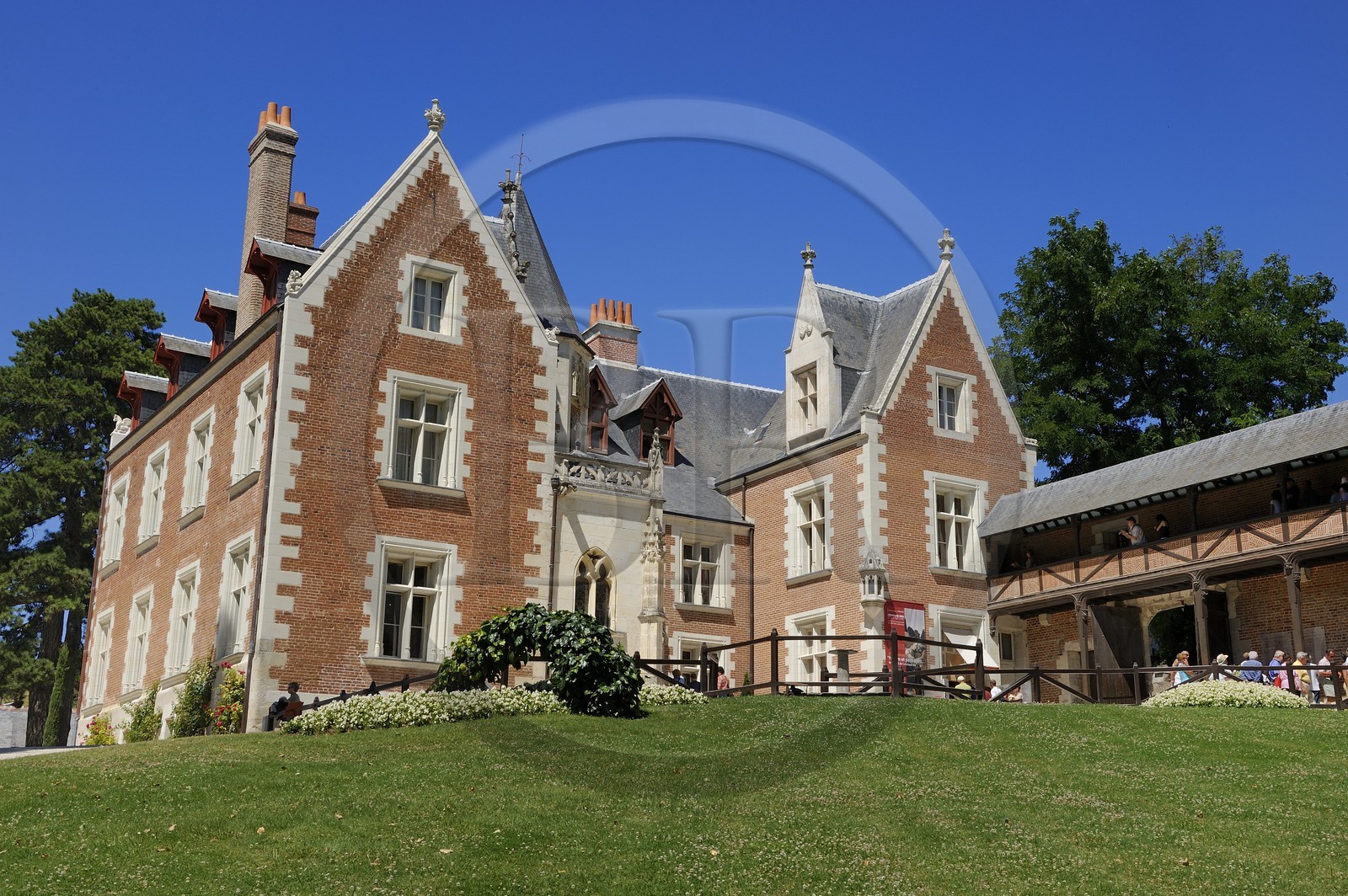 France, Indre-et-Loire (37), vallée de la Loire classée Patrimoine Mondial par l'UNESCO, Amboise, château du Clos Lucé (dernière demeure de Léonard de Vinci)