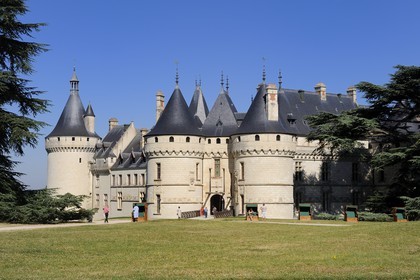 France, Loir-et-Cher (41), Vallée de la Loire classée Patrimoine Mondial de l'UNESCO, château de Chaumont-sur-Loire