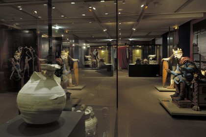 France, Calvados (14), Bayeux, l'Ancien Seminaire, musée de la Tapisserie, reconstitution de la période de Guillaume le Conquérant