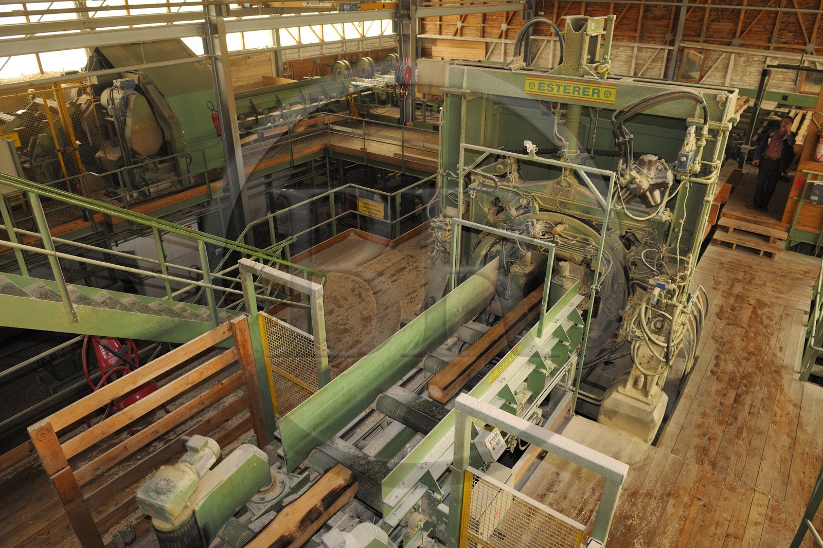 France, Moselle, Abreschviller Sciages sawmill