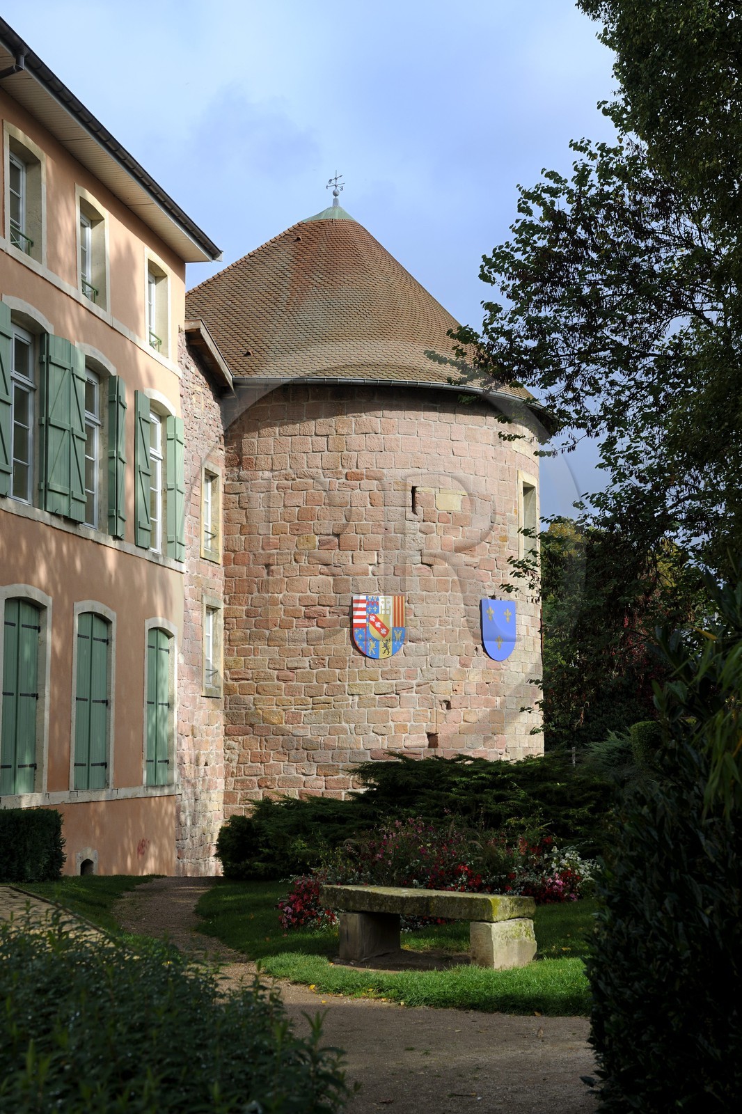 France, Vosges, Epinal, the Chapter Tower in the ancient wall
