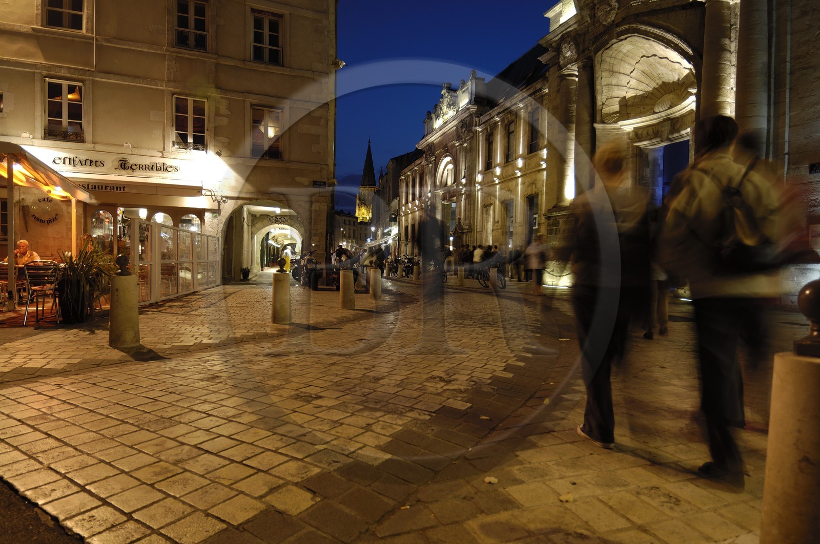 France, Charente-Maritime (17), La Rochelle, l'ancien couvent des Carmes dans la rue Saint-Jean-du-Pérot