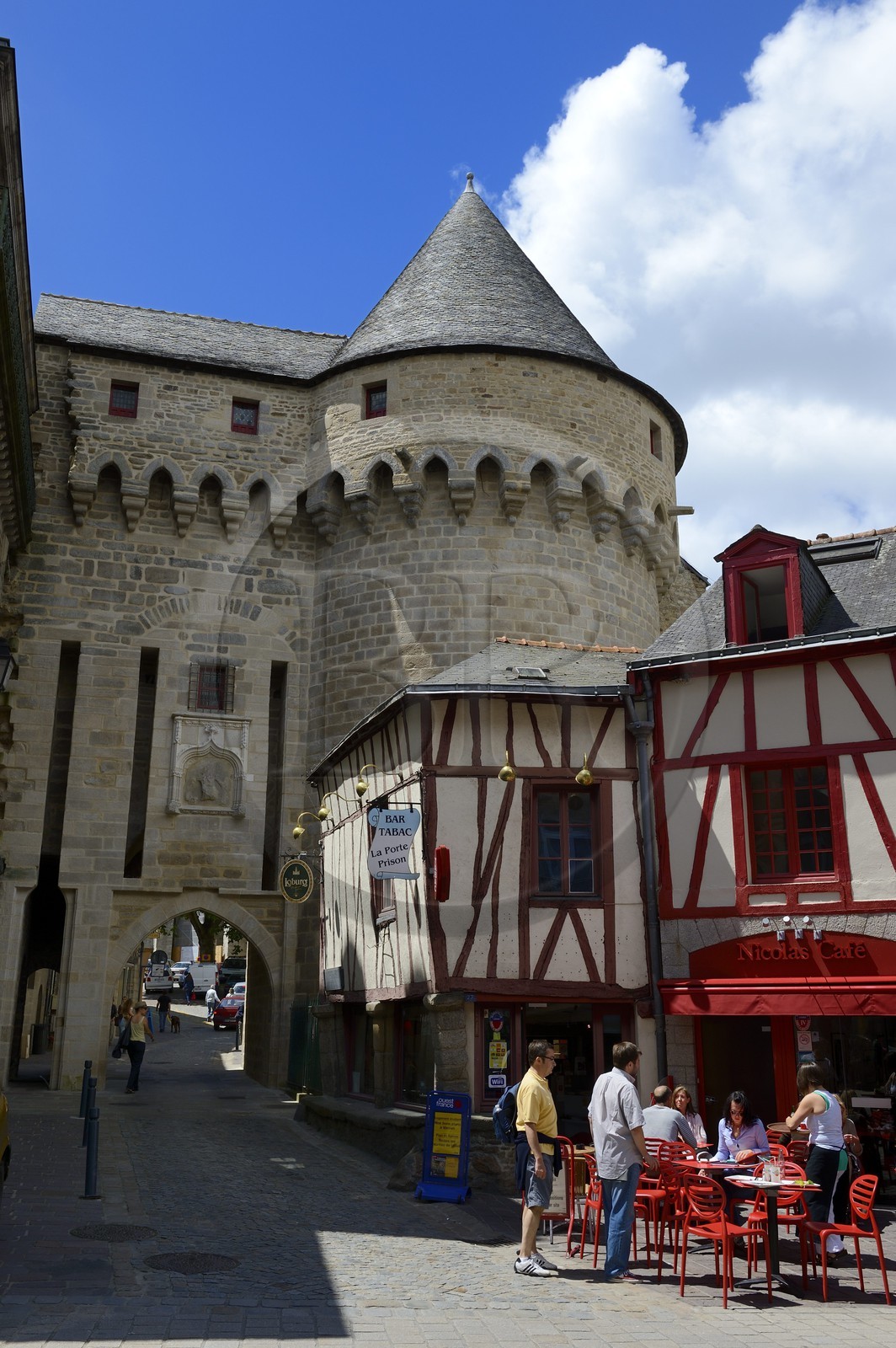 France, Morbihan (56), Golfe du Morbihan, Vannes, Porte Prison classé monument historique