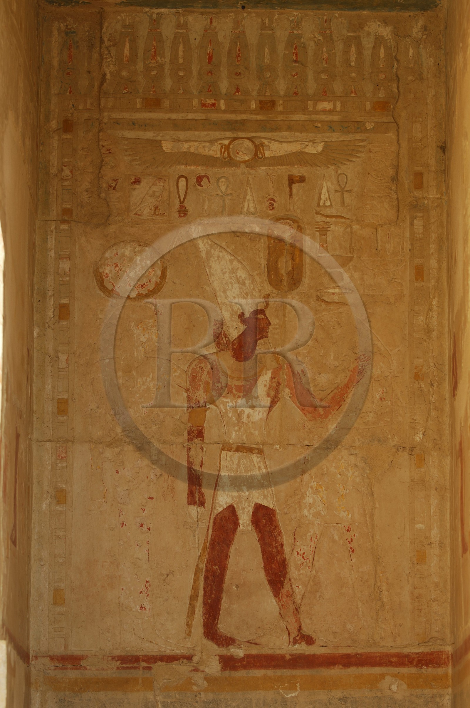 Egypt, Upper Egypt, Nile Valley, surroundings of Luxor, West bank, Thebes Necropolis listed as World Heritage by UNESCO, Temple of Hatchepsut, Deir el Bahari