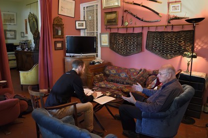 France, Var (83), la rade de Toulon, La Seyne-sur-Mer, quartier de Tamaris, Boris Cyrulnik