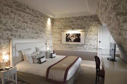 France, Calvados (14), Pays d'Auge, Deauville, l'Hotel Normandy Barriere, la Suite Un Homme Une Femme en hommage au film et à son réalisateur Claude Lelouch