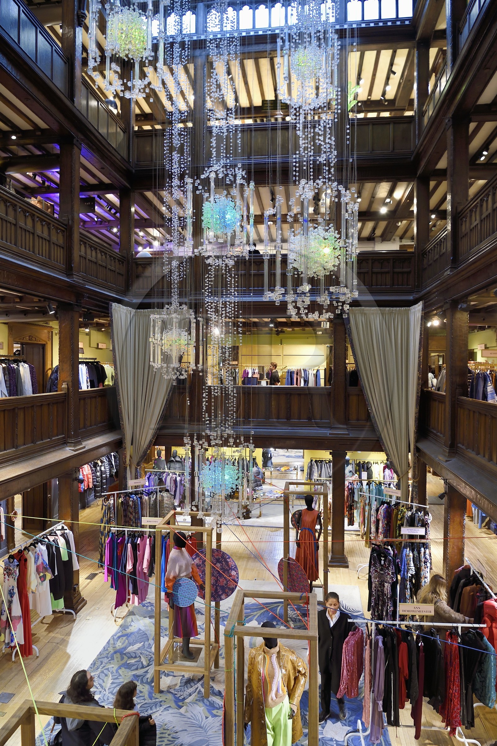 United Kingdom, London, Soho area, Regent Street and Great Marlborough Street, Liberty and Co luxury department store