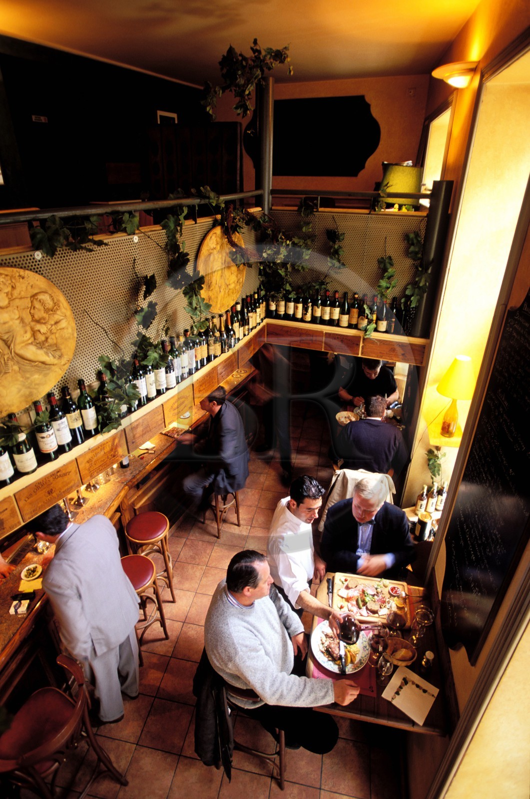 France, Nord, Lille, old town, Part des Anges restaurant