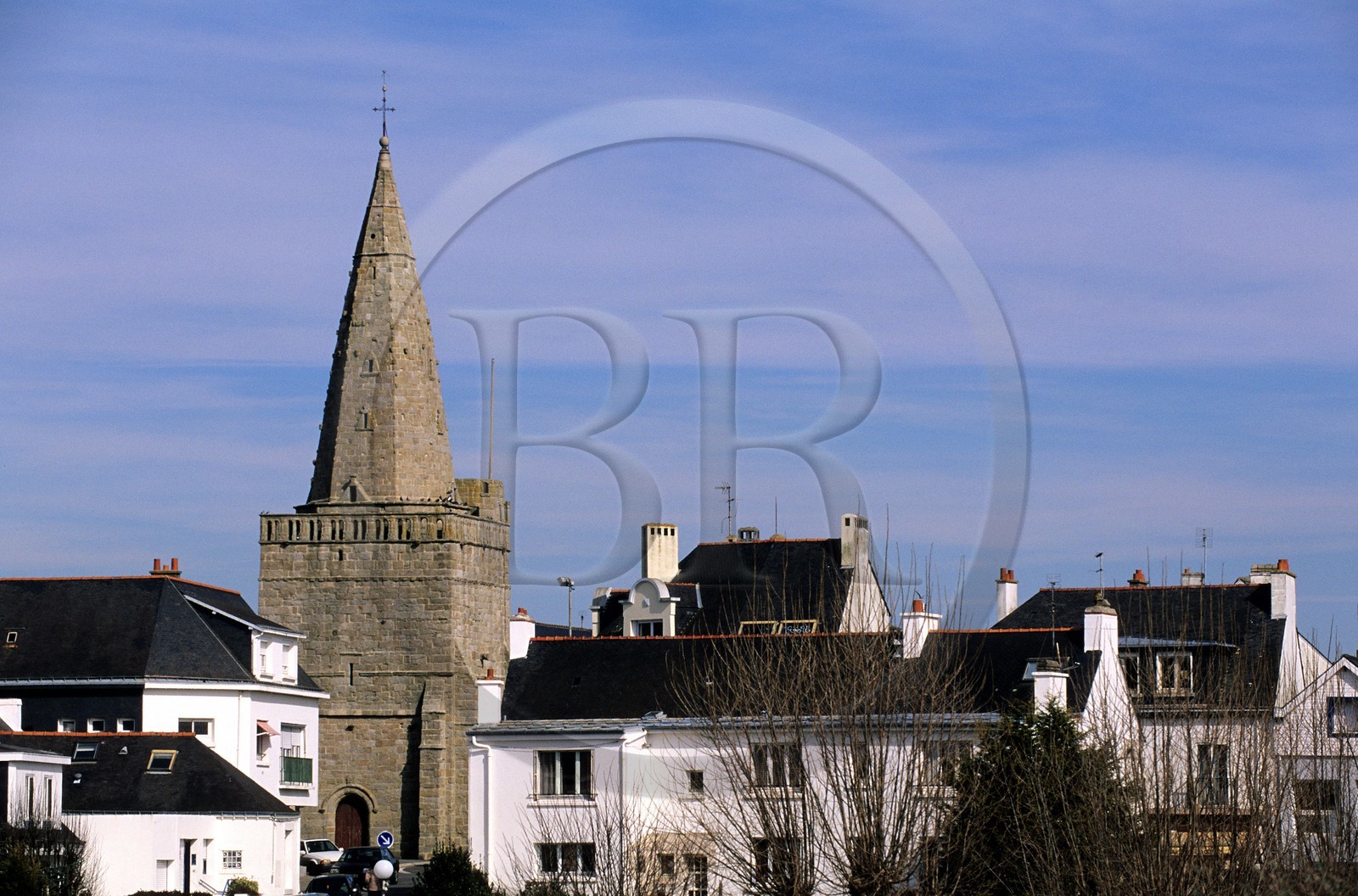France, Morbihan, Lorient region, Larmor Plage, church of Notre Dame de la Clarte