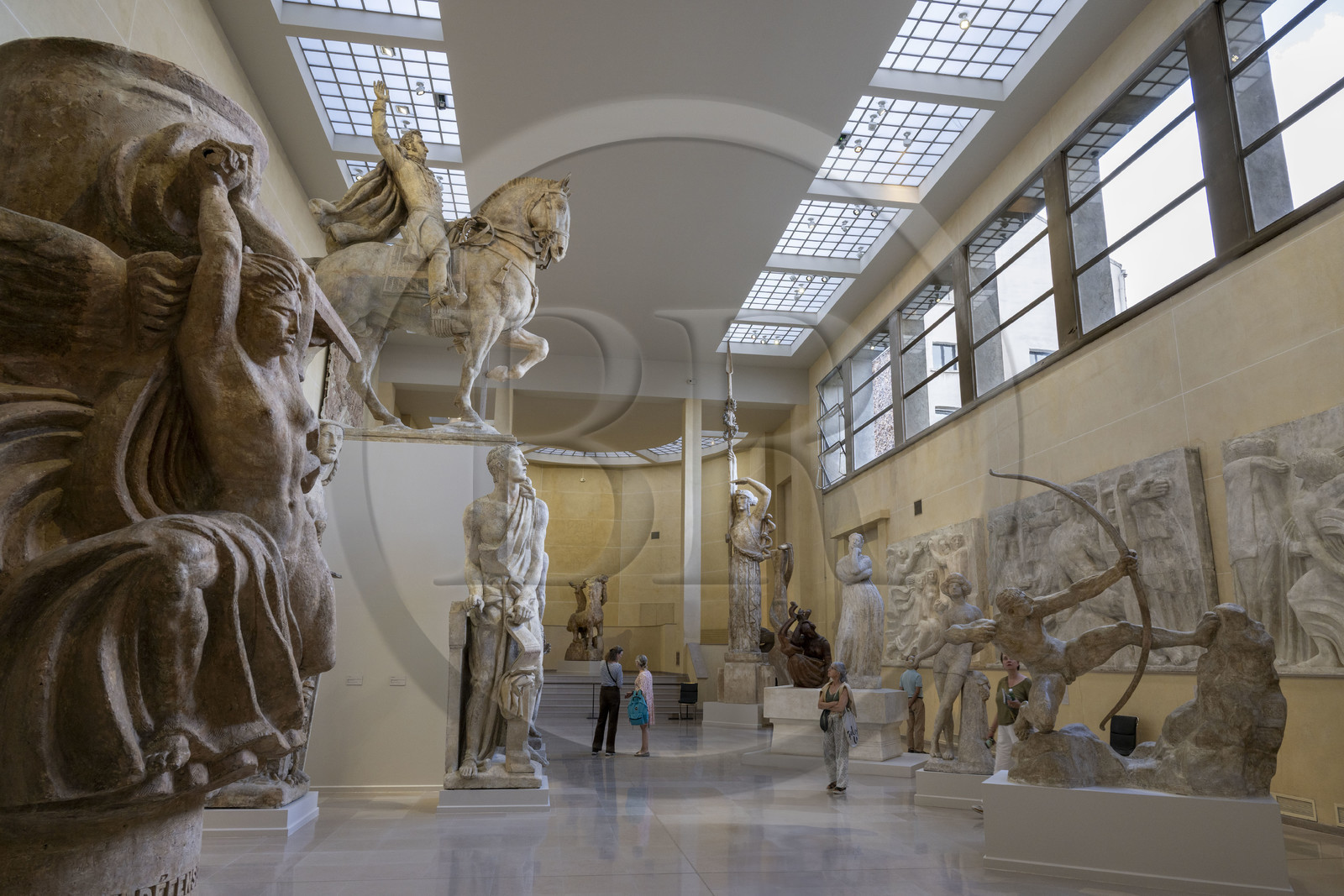 France, Paris, the museum of the sculptor Antoine Bourdelle, plaster hall