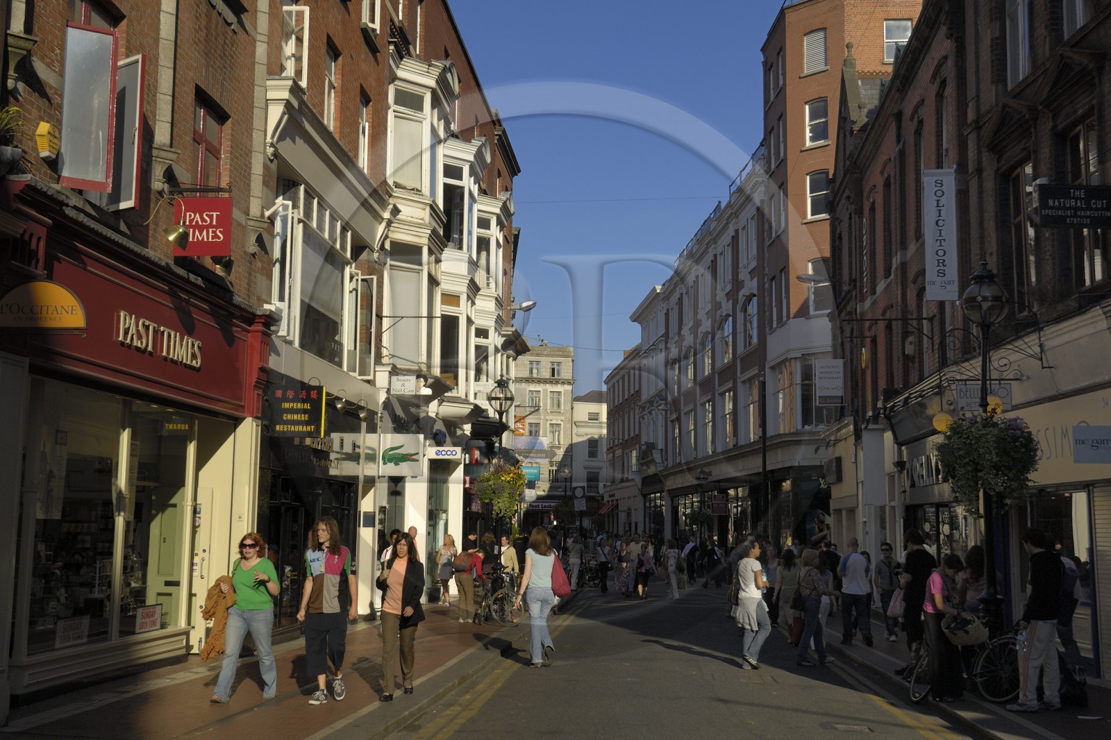 Irlande, Dublin, rue commercante du centre ville