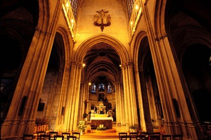 France, Eure (27), Vernon, église collégiale Notre-Dame