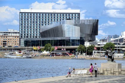 Sweden, Stockholm, Klarabergsviadukten, Waterfront Congress Center by White Arkitekter Architecture firm, complex for offices, conferences and hotels