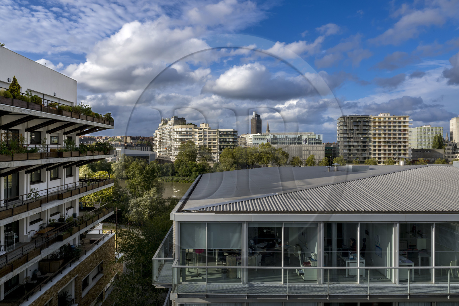 France, Loire-Atlantique (44), Nantes, Ecole nationale supérieure d'architecture créé par les architectes primés Lacaton & Vassal