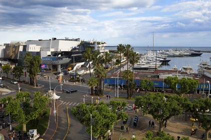 France, Alpes-Maritimes, Cannes, Palais des Festivals on the boulevard de la Croisette