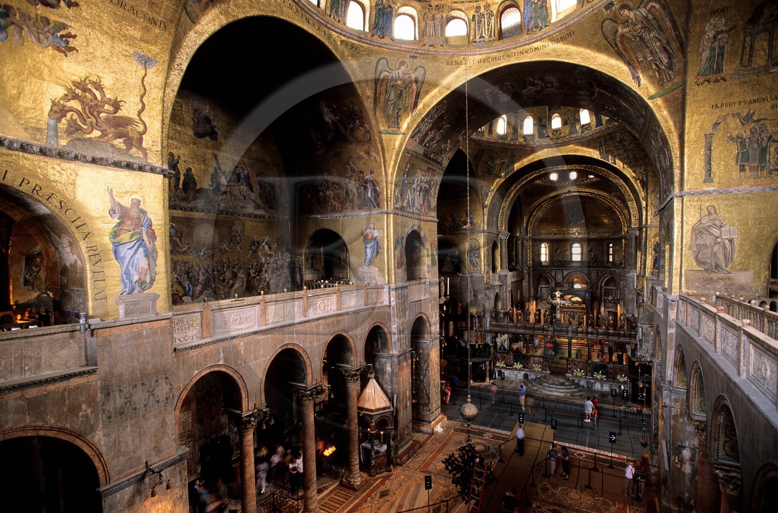 Italie, Vénétie, Venise, Place Saint Marc, basilique San Marco