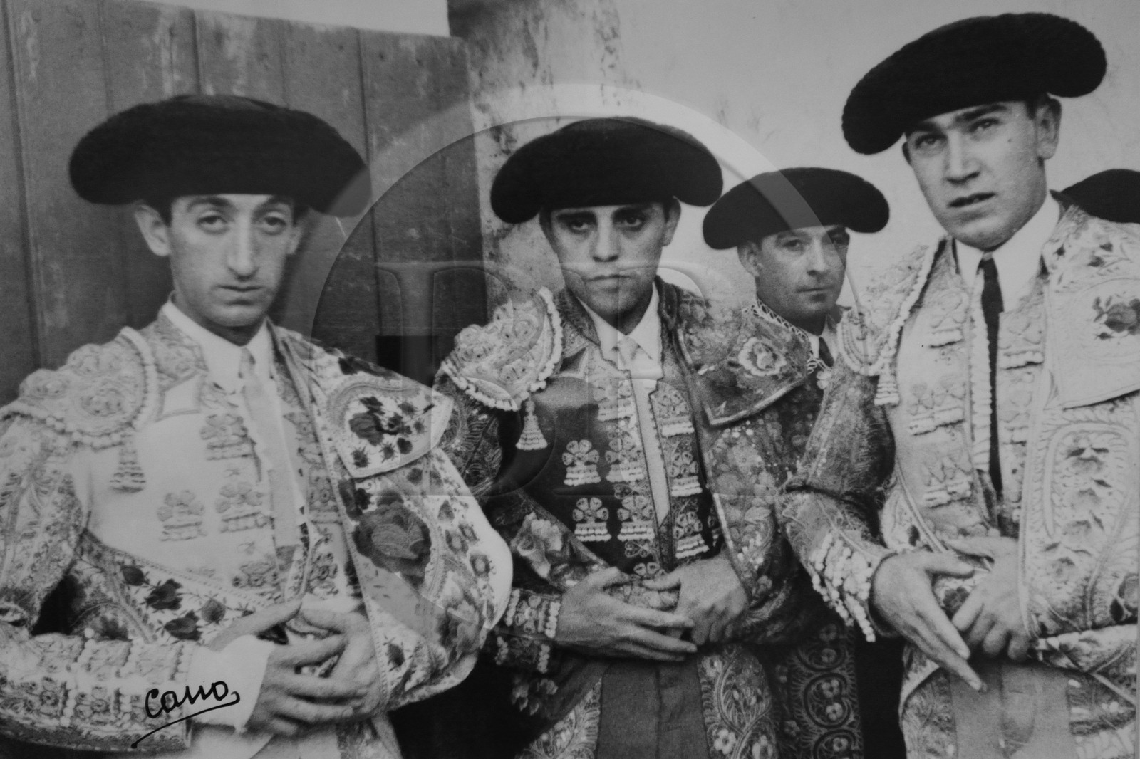 Espagne, Andalousie, Cordoue, le matador Manuel Rodriguez Sanchez dit Manolete photographié par Cano en 1947