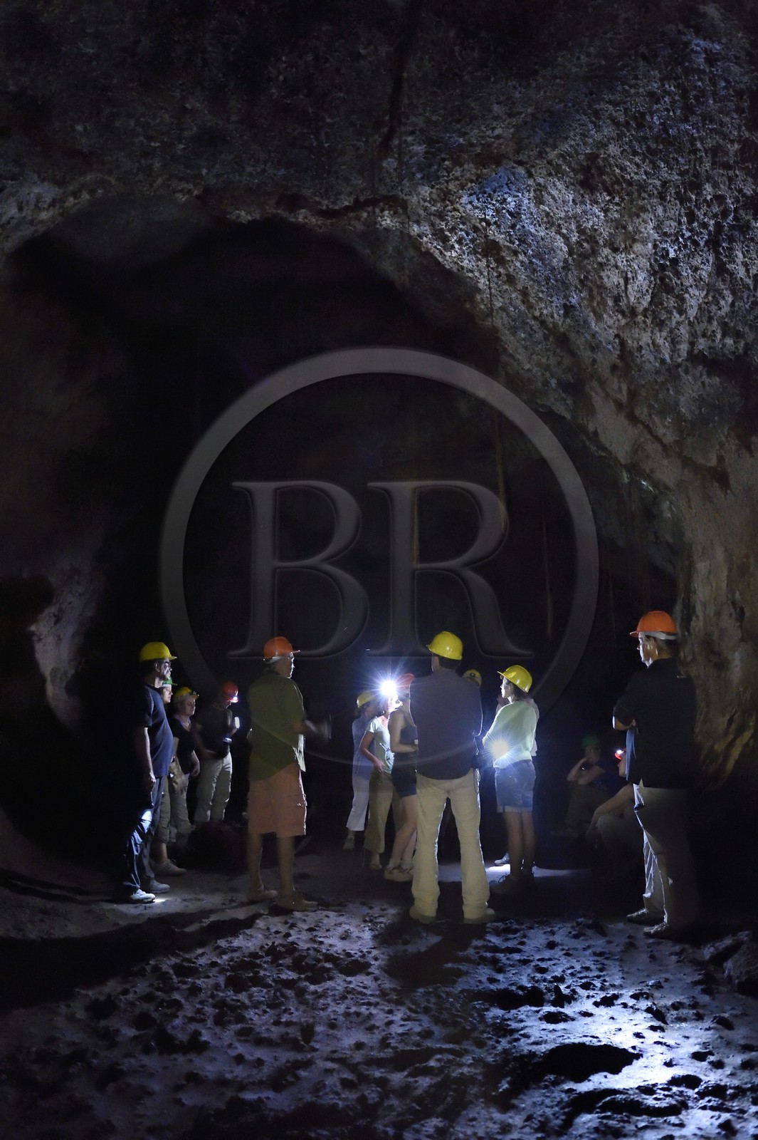 Nicaragua, Masaya, Parc national du Volcan Masaya (Parque Nacional Volcan Masaya), ancien tunnel de lave