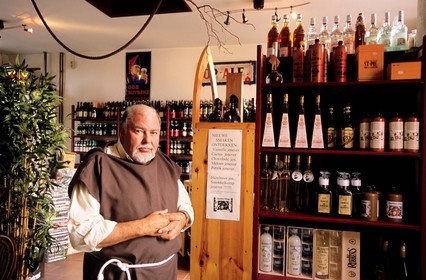 Belgium, Flanders, Baarle-Hertog   Baarle-Nassau, the house of the beer Het Brouwershuis and his boss disguised often as a Trappist monk