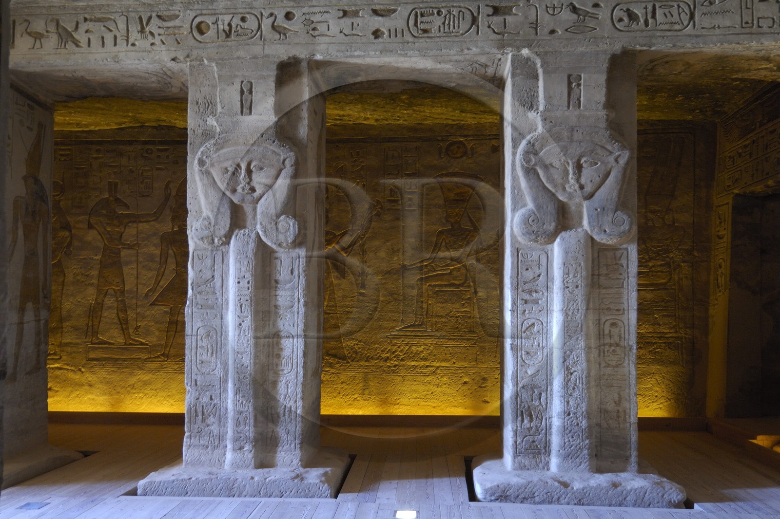 Egypte, Haute Egypte, Nubie, Abou Simbel, site classé Patrimoine Mondial de l'UNESCO, temple de Ramsès II