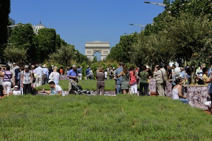 France, Paris (75), opération Nature Capitale 2010 sur les Champs-Elysées