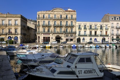 France, Hérault (34), Sète, le Grand Hotel, quai du Maréchal de Lattre de Tassigny