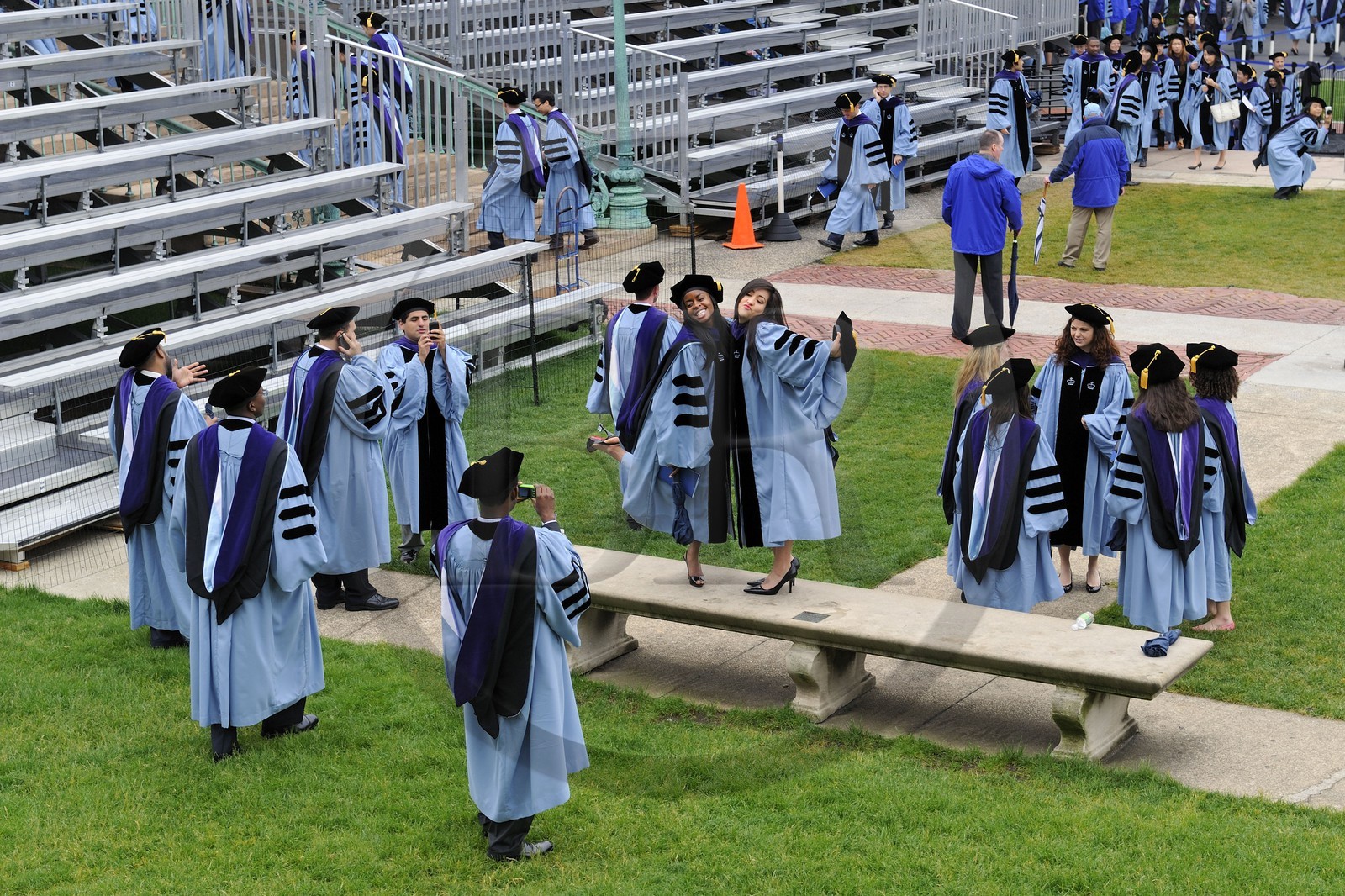 Etats-Unis, New York, Manhattan, remise de diplôme à l'université Columbia