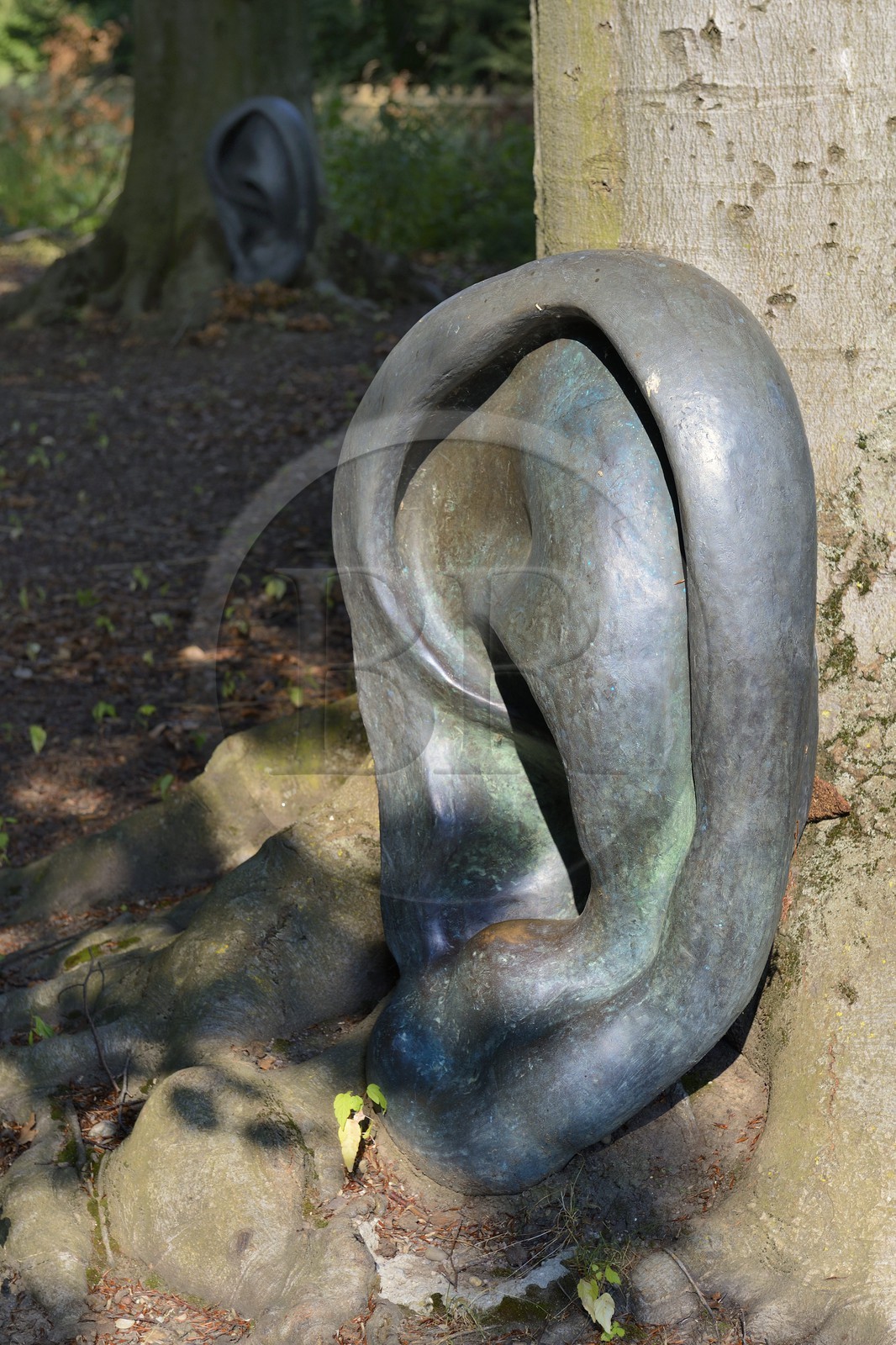 France, Bas Rhin, Strasbourg, Castle of Pourtales, the Sculpture Park, il bosco guarda e ascolta (1990) by Claudio Parmiggiani