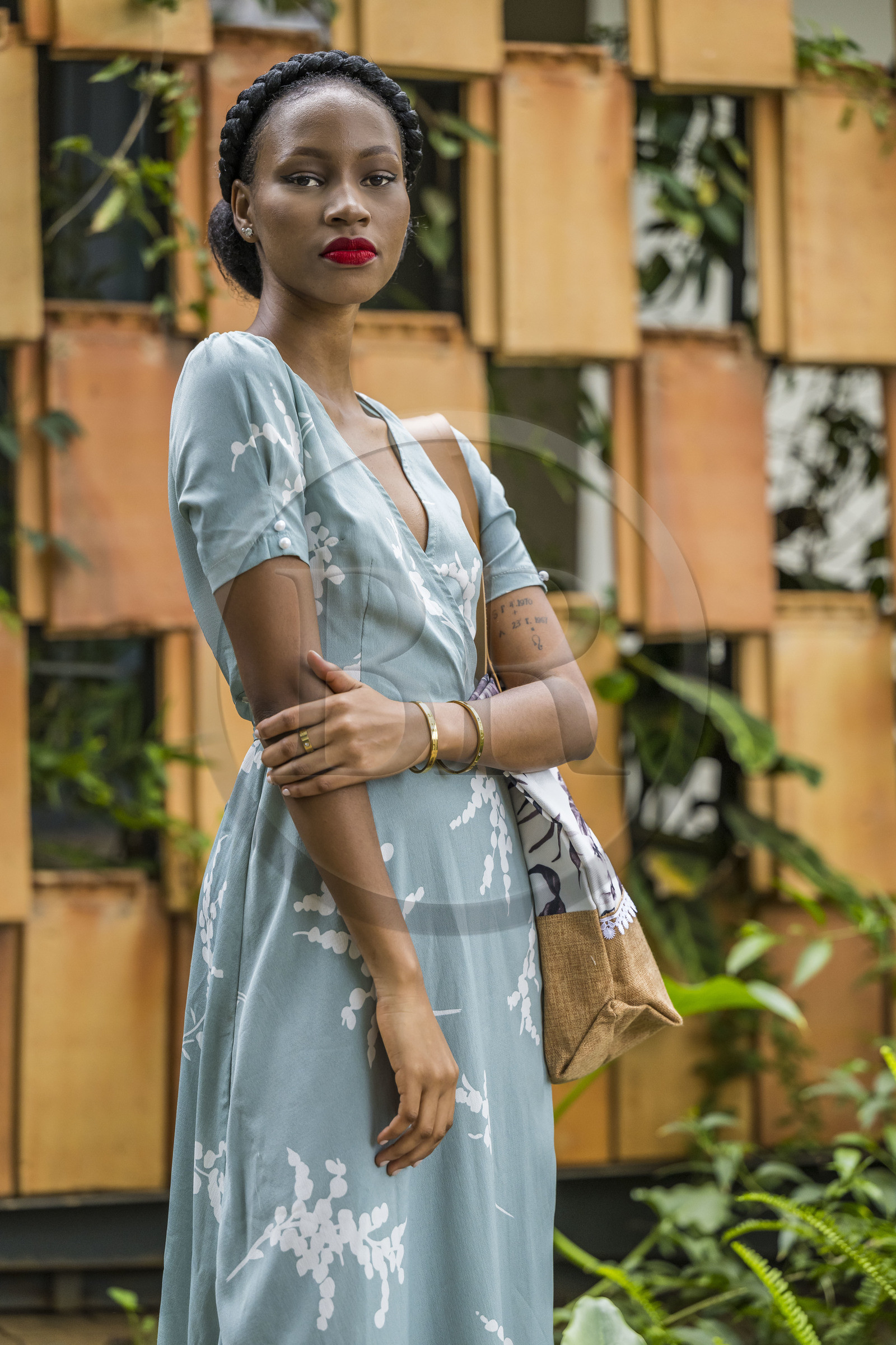 Rwanda, Kigali, Norrsken House Kigali, la mannequin Winnie Shema Tumusiime