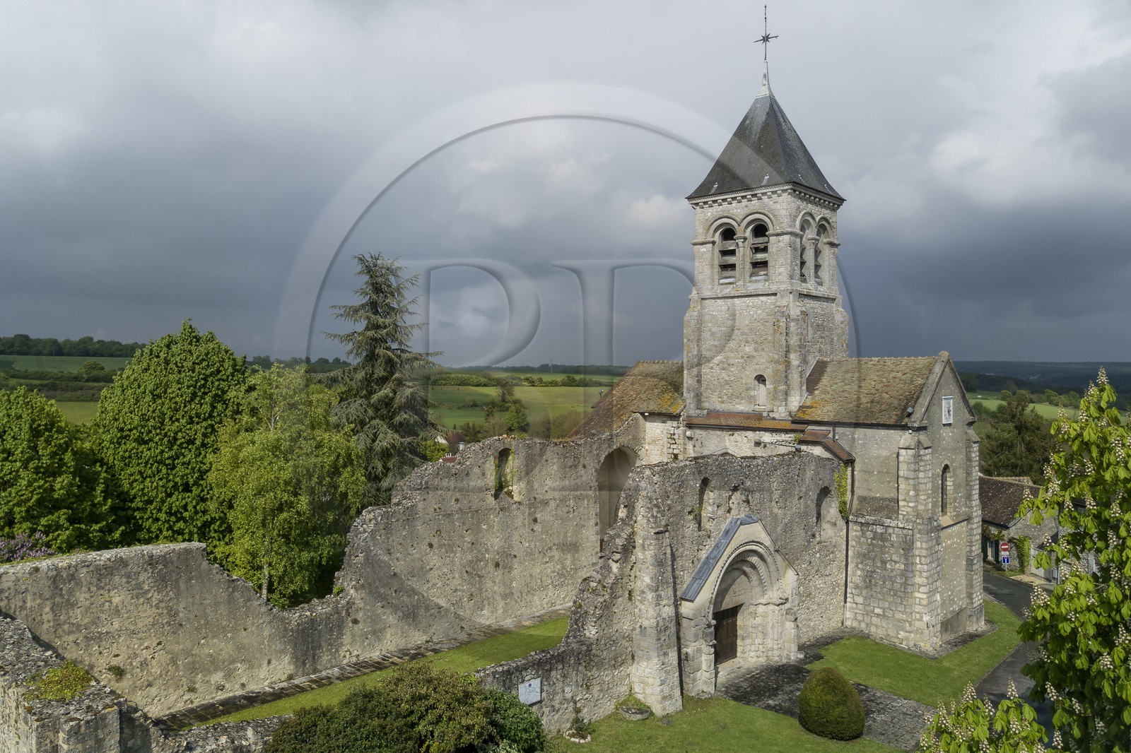 France, Yvelines, Montchauvet, Sainte Marie Madeleine (St. Mary Magdalene) church