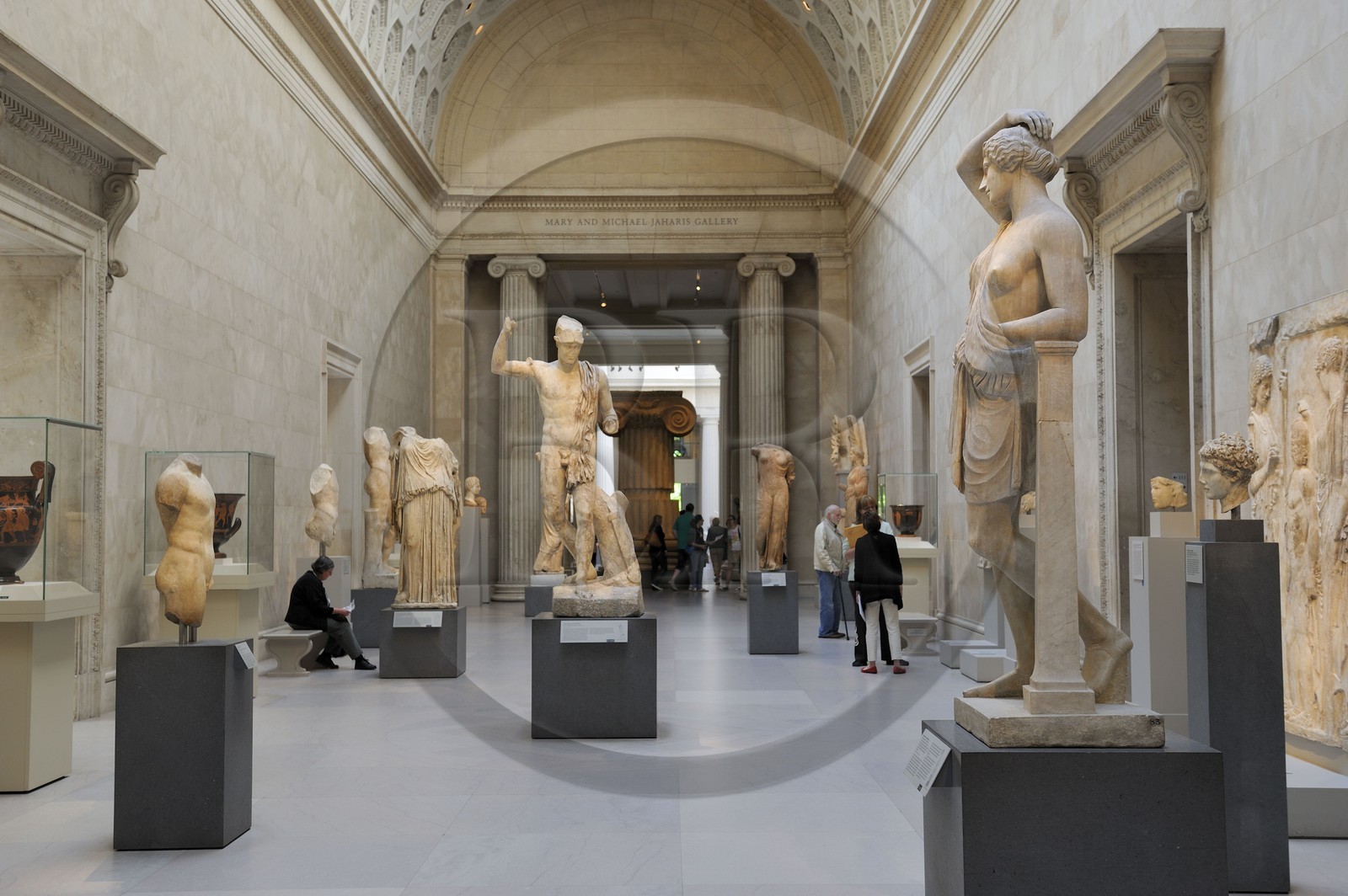 Etats-Unis, New York, Manhattan, East Side, Metropolitan Museum of art (MET), galerie d'art grec et romain