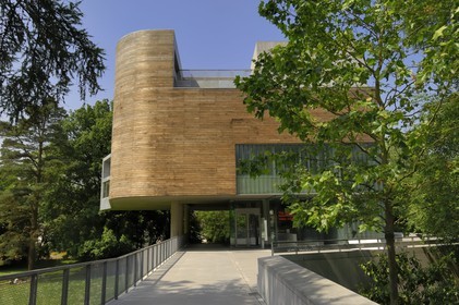 Irlande, Cork, University College Cork, la Glucksman Gallery (art contemporain) par les architectes O'Donnell & Tuomey